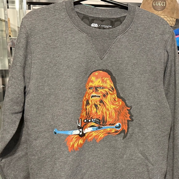 AUTHENTIC COACH X STAR WARS CHEWBACCA SWEATSHIRT SZ S / EXCELLENT CONDITION